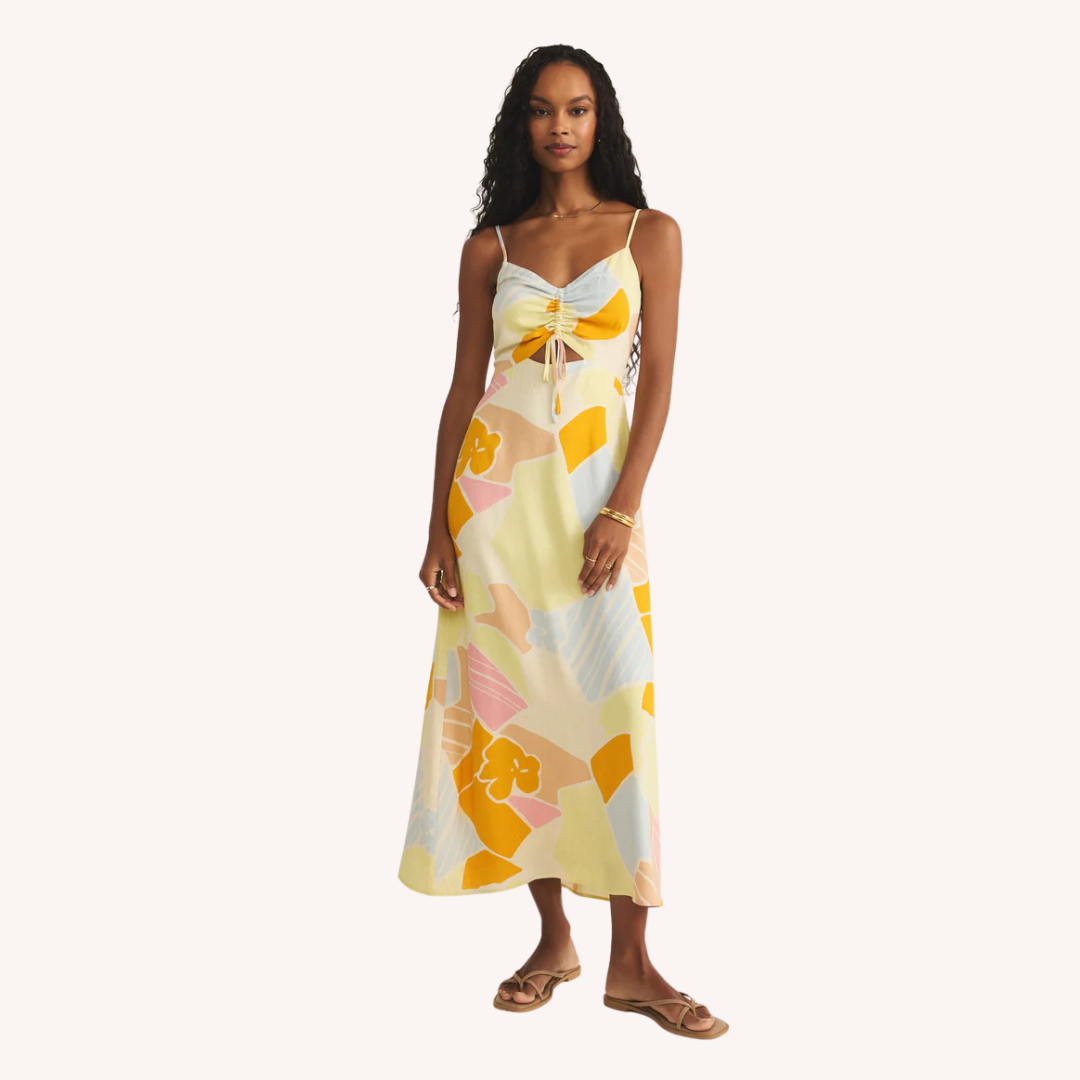 Aura Floral Midi Dress – Irma Marie Designer Apparel