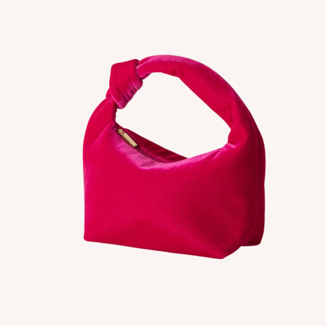 Dana Mini Bag- Pink Velvet