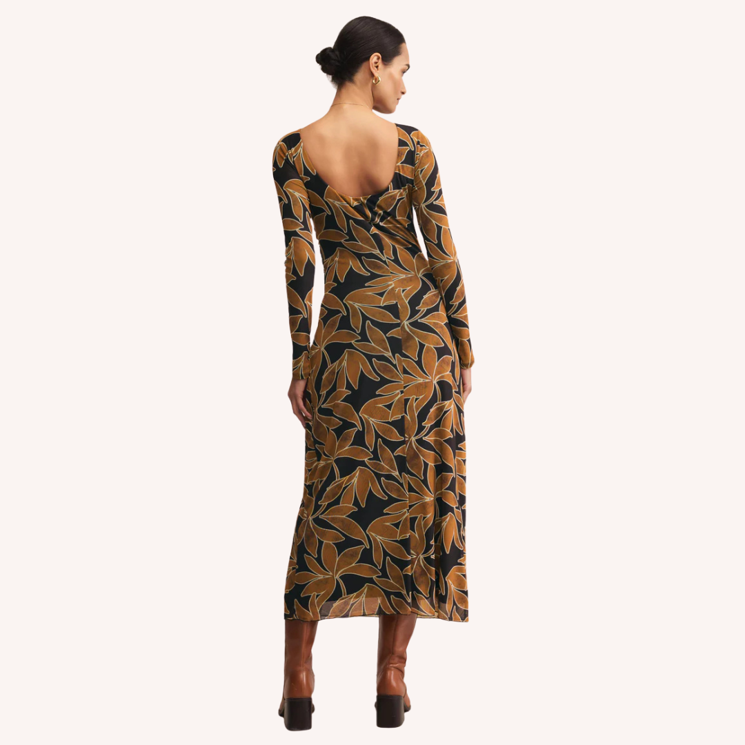z supply spellbound mesh floral maxi dress Spellbound Nox Floral Dress