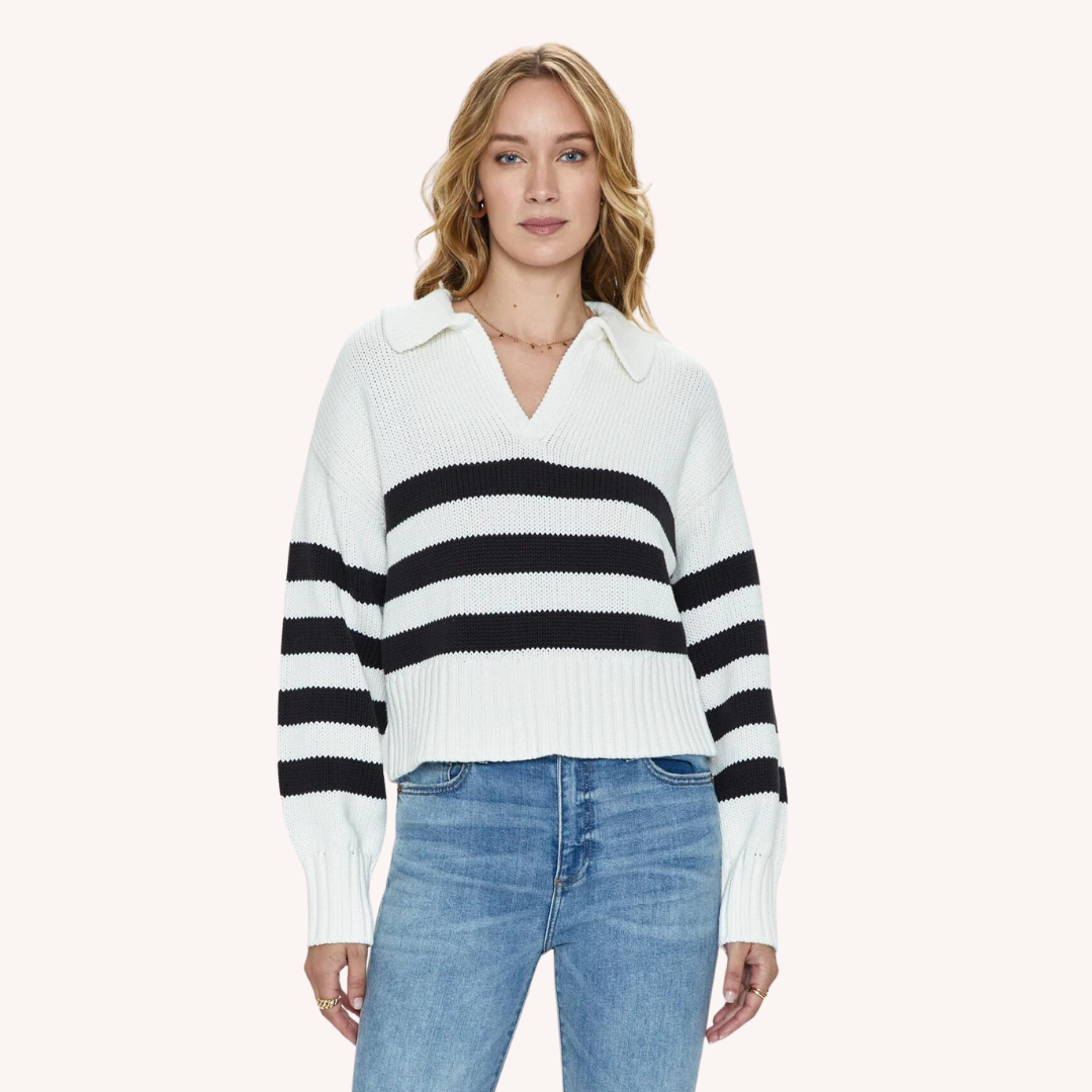 Arlo Polo Sweater – Irma Marie Designer Apparel