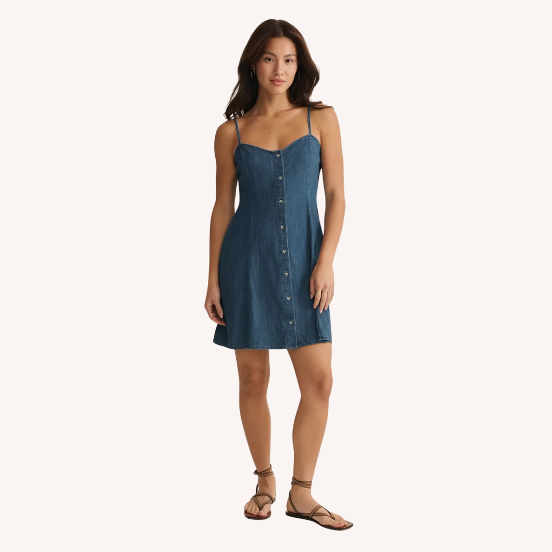 Angel Eyes Denim Mini Dress