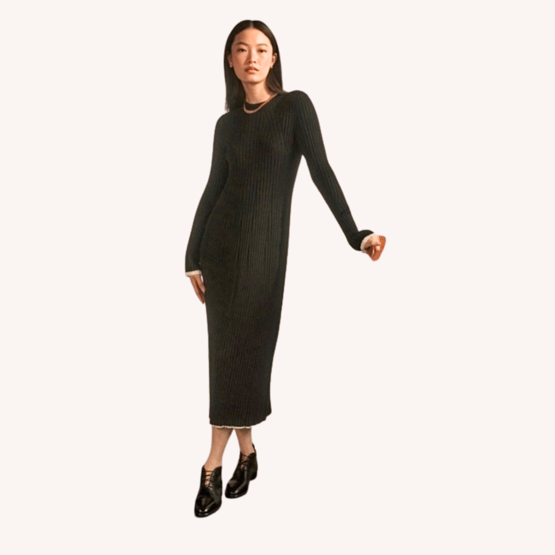 Axel Rib Knit Dress Irma Marie Designer Apparel Axel Rib Knit Dress Irma Marie Designer Apparel