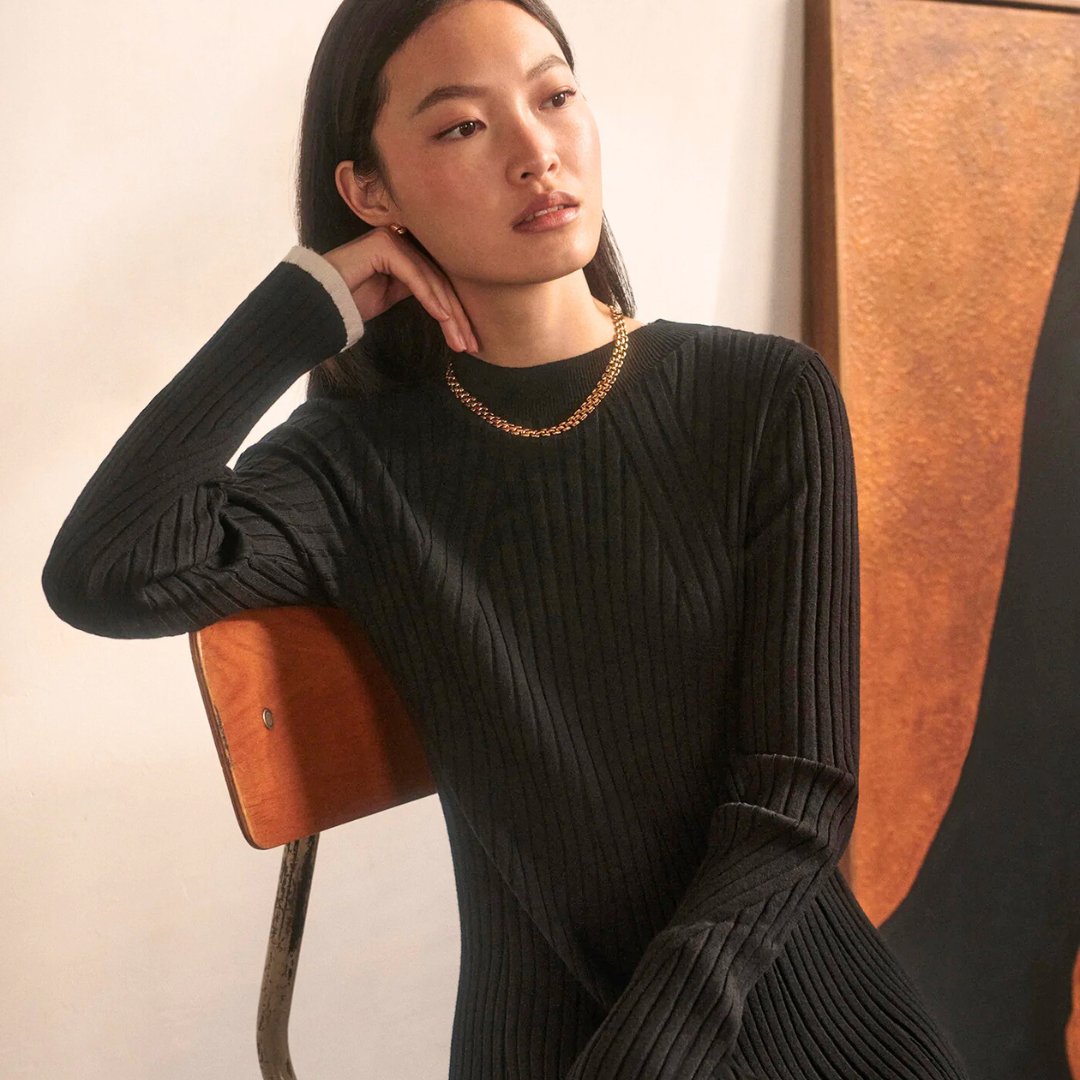 Axel Rib Knit Dress Irma Marie Designer Apparel Axel Rib Knit Dress Irma Marie Designer Apparel