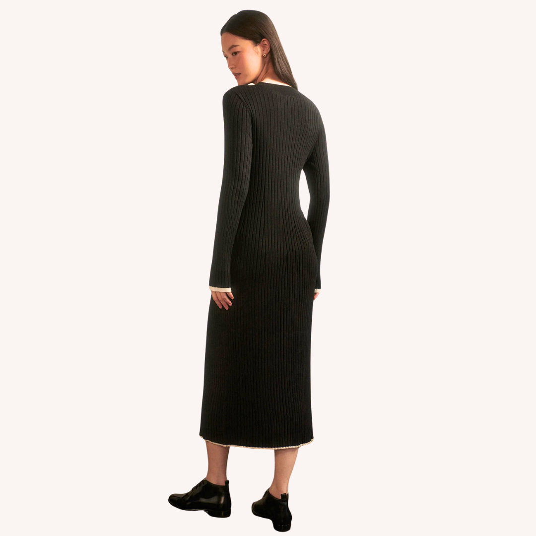 Axel Rib Knit Dress Irma Marie Designer Apparel Axel Rib Knit Dress Irma Marie Designer Apparel
